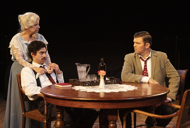 Theresa McElwee as Mary, Hunter Hnat as Edmund and Ryan Parker Knox as Jamie