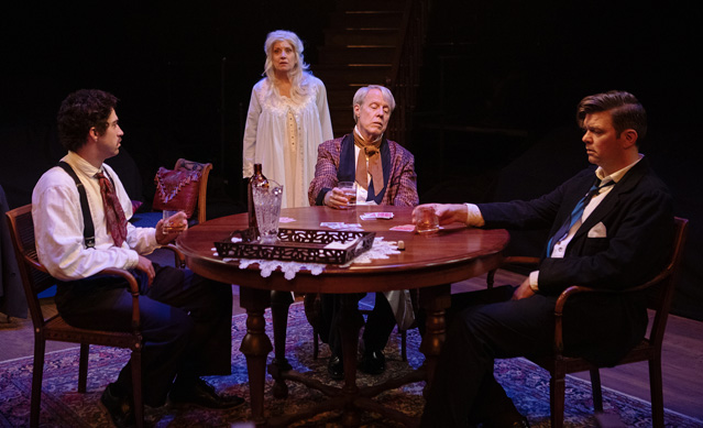 JHunter Hnat as Edmund, Theresa McElwee as Mary, Joseph McGrath as James and Ryan Parker Knox as Jamie