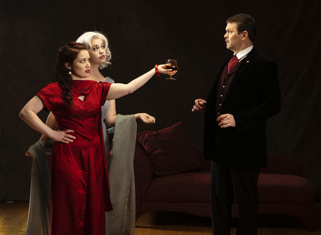 Bryn Booth, Holly Griffith and Ryan Parker Knox