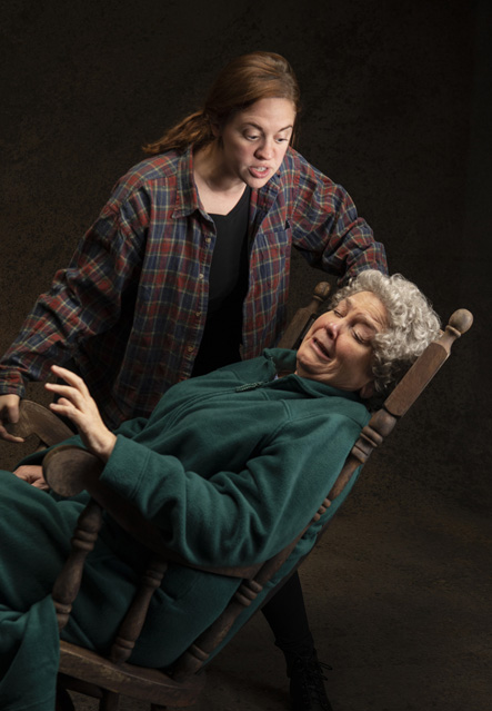 Holly Griffith as Maureen and Cynthia Meier as Mag