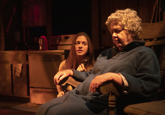 Holly Griffith as Maureen and Cynthia Meier as Mag